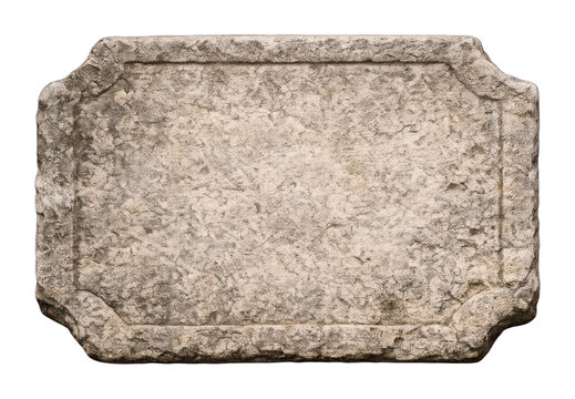 PNG Vintage stone tablet with texture.