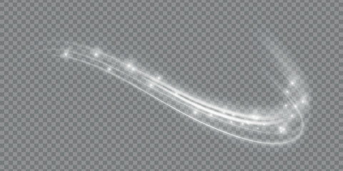 Naklejka premium Cold winter wind texture. Holiday vector blizzard. Christmas effect of a cold blizzard. Vector PNG