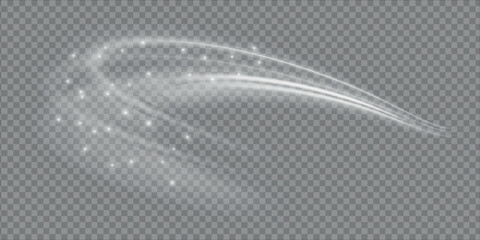 Fototapeta premium Cold winter wind texture. Holiday vector blizzard. Christmas effect of a cold blizzard. Vector PNG