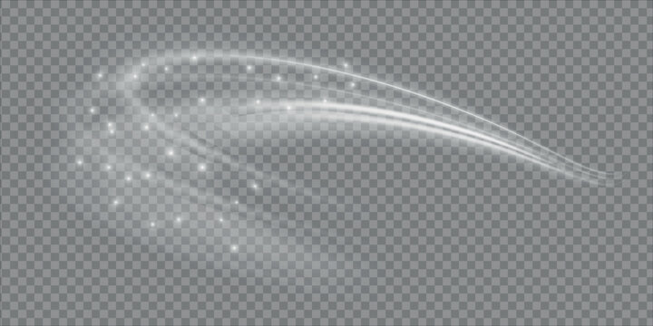 Cold winter wind texture. Holiday vector blizzard. Christmas effect of a cold blizzard. Vector PNG
