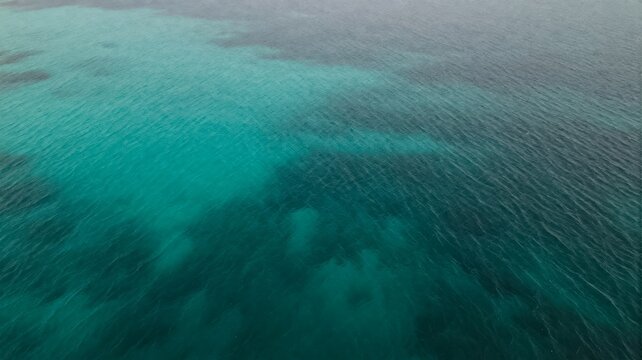 Turquoise Sea Water Surface Texture Background