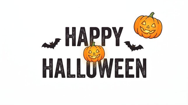 Celebrate the spooky season with a happy halloween filled with pumpkins bats and delightful frights