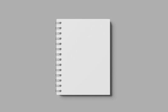 Minimalist Notebook Mockup in Industrial Style