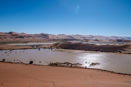 Ephemeral Lake in Sossusvlei