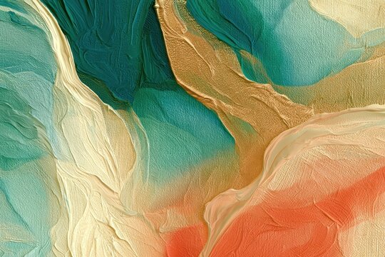 Impasto-Inspired Color Field Background for Digital Mockups