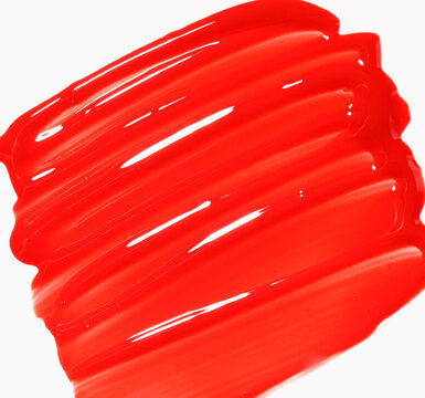 red lip gloss smear, cosmetics beauty product texture, liquid blush, lipstick