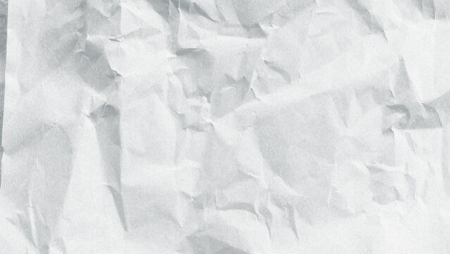 Abstract white paper background with soft crumpled texture and light shadows for elegant design overlays minimalist material surface for branding and professional mockup template graphics.