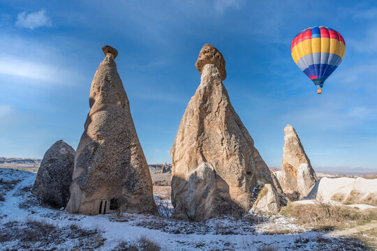 Hot Air Balloon flights in Cappadocia Region of Turkey