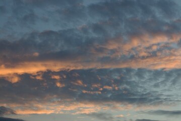 Fototapeta premium dramatic sky at sunset