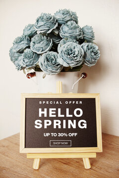 Spring Sale 30% Off Special Offer Promotion Offer Discount Retail Shopping Concept