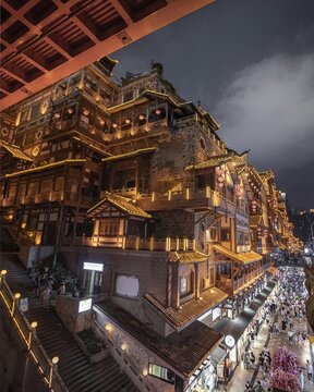 Hongyadong Chongqing-Altstadt, China