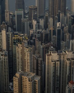 High-rise buildings in Hong Kong, China