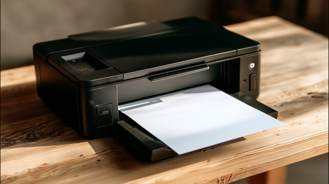 Technology design built around computer and scanner with a clear conceptual focus. Business formed around output and three-dimensional. The final scene brings together information, save and artwork.