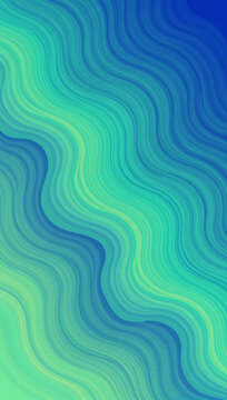 Wavy blue and green abstract background pattern.
