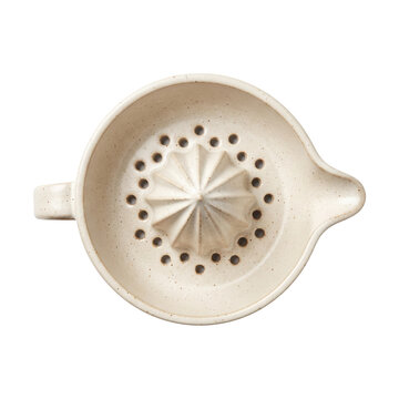 Ceramic manual citrus juicer squeezer top view