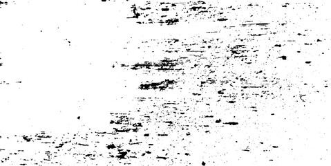 Fototapeta premium Monochrome texture composed of irregular graphic elements. Distressed uneven grunge background. Abstract vector illustration. Overlay for interesting effect and depth. Isolated on white background.