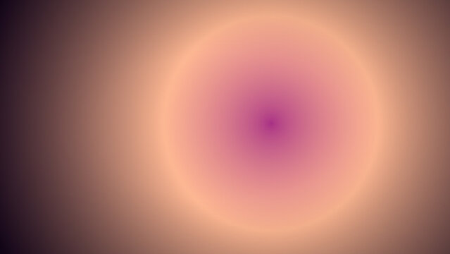 Abstract Orange And Black Gradient Background Texture With Soft Blurry Circular Halo Effect Design Element