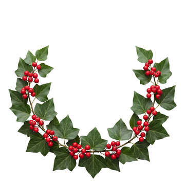 christmas half wreath monogram frame