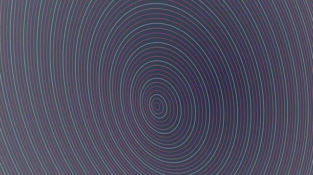 Elegant Concentric Circular Moire Pattern with Soft Pastel Tones and Smooth Pulsing Motion Effect