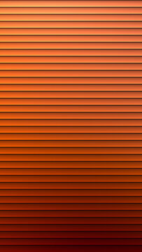 Orange striped gradient background with vivid horizontal line bold pattern and smooth vertical blend texture design