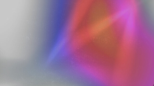 Rainbow light leak overlay texture with glowing color wave pattern glowing across luminous textured surface for poster