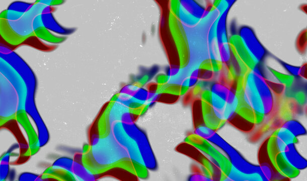 Rainbow light leak overlay texture with dynamic color wave pattern glowing across smooth textured canvas for screen