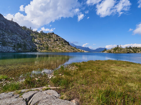 lake at Champorcher Valley - Aosta - Italian Alps
