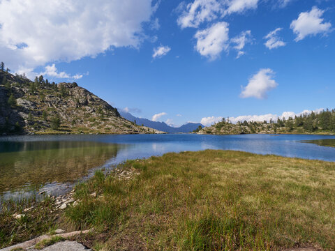 lake at Champorcher Valley - Aosta - Italian Alps