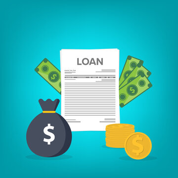 Business Financing and Loan Funding Illustration