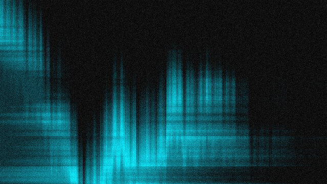 Dark cyan blue grainy background blurred glowing tech abstract lines on dark backdrop, noise texture header, poster, wallpaper, banner design