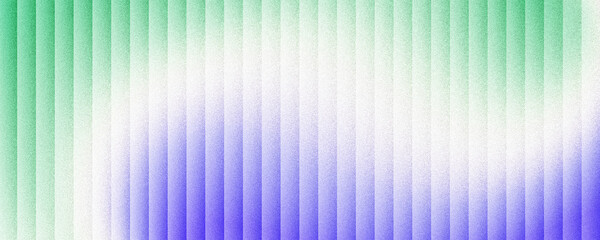 Modern green purple grainy vertical striped refracted effect gradient background, light noise texture header, poster, wallpaper, web banner design