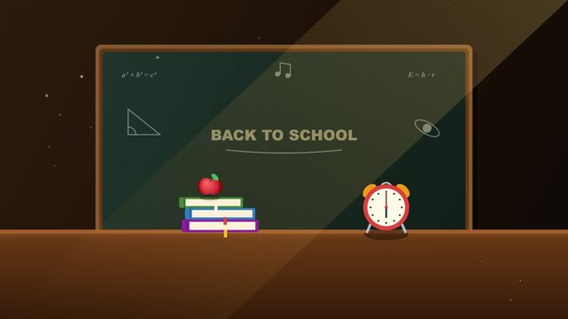 Vintage Chalkboard Under Warm Golden Hour Sunlight