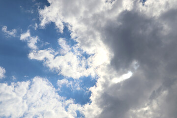 Fototapeta premium Vast sky with dramatic clouds