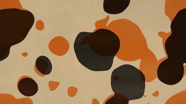Risograph Screenprint Misregistration Seamless Loop, Flat Spot Color Overprint on Paper in cool kraft tones