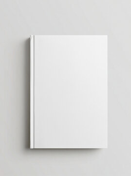 Blank Book Mockup White Isolated Object Author Writing Writer Write Read Reading Plain Cover