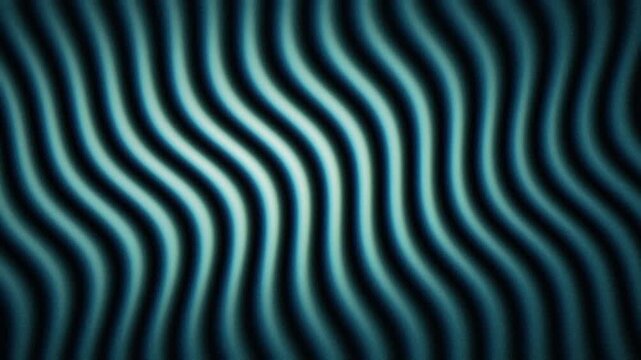 Dark cinematic teal turquoise wavy light ridges with a clean gradient, seamless loop motion for motion background, wallpaper, and screensaver.