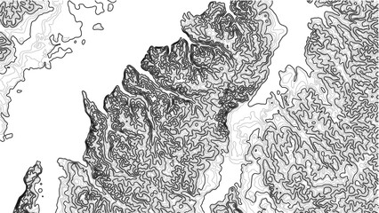 Bridges Bluff Topographic Map White Background Minimalist Contour Lines 4K Arkansas © Auras