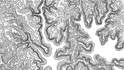 Dug Hollow Topographic Map White Background Minimalist Contour Lines 4K Arkansas © Auras