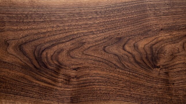 Natural Dark Walnut Wood Grain Texture Surface