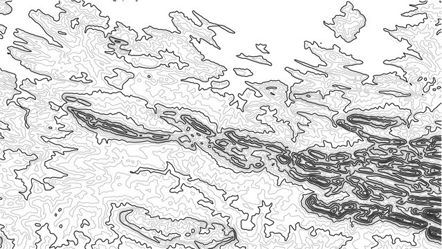 Emory Mill Mountain Topographic Map White Background Minimalist Contour Lines 4K Arkansas