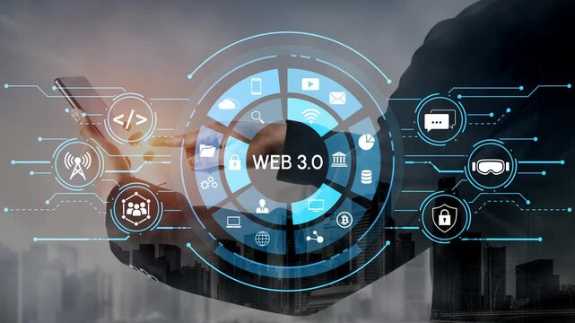 Futuristic Concept of Web 3.0 Integration with Digital Connections and Technology in a Modern Business Environment. Entropy.