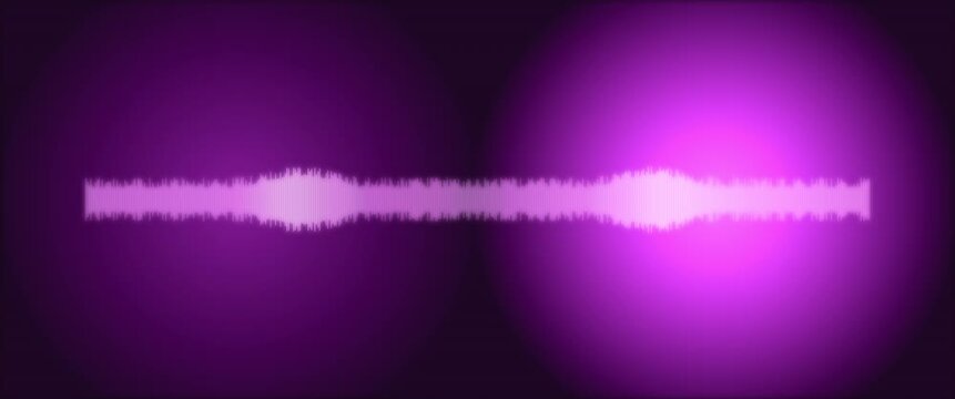 Cinematic widescreen violet equalizer anamorphic seamless loop