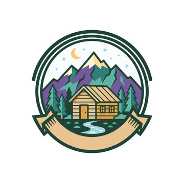 A cabin near mountains