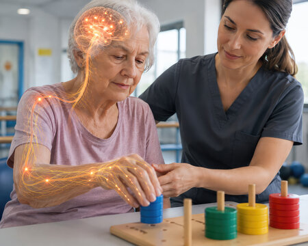 Stroke Rehabilitation and Occupational Therapy for Senior Patient