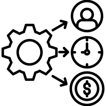 Resource Allocation Icon