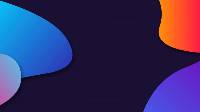Colorful abstract gradient background with smooth shapes.