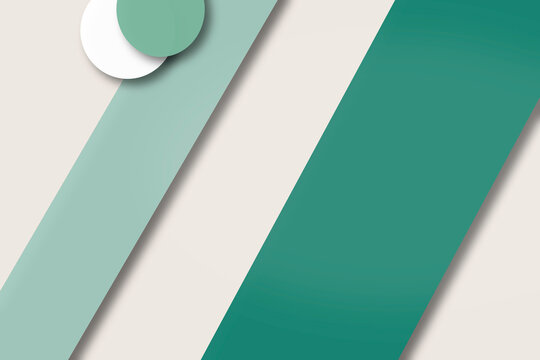 Pastel diagonal bands in mint and teal with rounded pale circles form a gentle abstract background, perfect for calm branding, slides, and website hero sections.