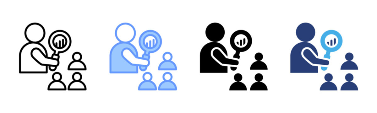 Benchmarking icon set multiple style collection