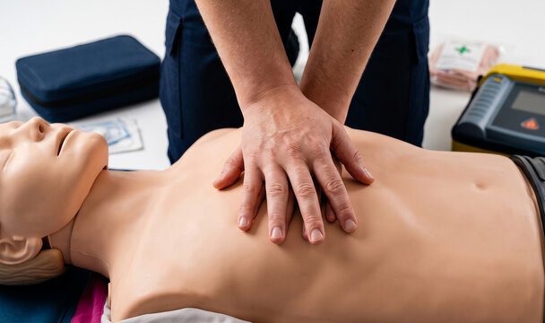 Professional CPR training manikin