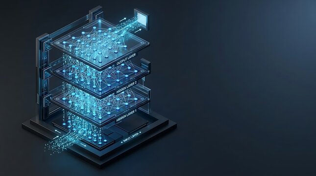 Isometric 3D neural network architecture for deep learning and AI data processing